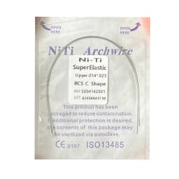 10pack Dental Arch Wires Orthodontic Super Elastic Stainless Steel Rectangle Archwire Lower/Upper 16x16/16x22/17x25/21x25