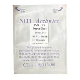 10pack Dental Arch Wires Orthodontic Super Elastic Stainless Steel Rectangle Archwire Lower/Upper 16x16/16x22/17x25/21x25