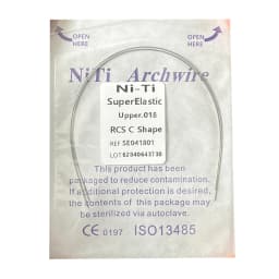 10pack Dental Arch Wires Orthodontic Super Elastic Stainless Steel Rectangle Archwire Lower/Upper 16x16/16x22/17x25/21x25