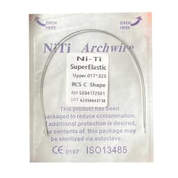10pack Dental Arch Wires Orthodontic Super Elastic Stainless Steel Rectangle Archwire Lower/Upper 16x16/16x22/17x25/21x25