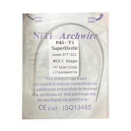 10pack Dental Arch Wires Orthodontic Super Elastic Stainless Steel Rectangle Archwire Lower/Upper 16x16/16x22/17x25/21x25