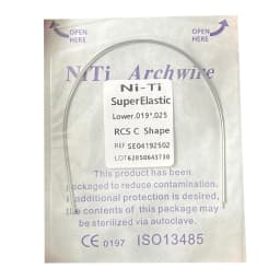 10pack Dental Arch Wires Orthodontic Super Elastic Stainless Steel Rectangle Archwire Lower/Upper 16x16/16x22/17x25/21x25