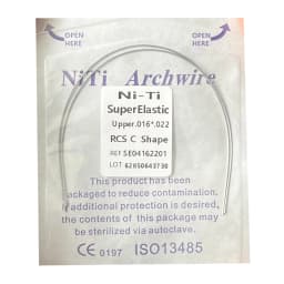 10pack Dental Arch Wires Orthodontic Super Elastic Stainless Steel Rectangle Archwire Lower/Upper 16x16/16x22/17x25/21x25