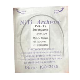 10pack Dental Arch Wires Orthodontic Super Elastic Stainless Steel Rectangle Archwire Lower/Upper 16x16/16x22/17x25/21x25