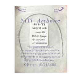 10pack Dental Arch Wires Orthodontic Super Elastic Stainless Steel Rectangle Archwire Lower/Upper 16x16/16x22/17x25/21x25