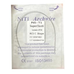 10pack Dental Arch Wires Orthodontic Super Elastic Stainless Steel Rectangle Archwire Lower/Upper 16x16/16x22/17x25/21x25