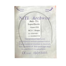 10pack Dental Arch Wires Orthodontic Super Elastic Stainless Steel Rectangle Archwire Lower/Upper 16x16/16x22/17x25/21x25
