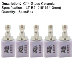 AG Lithium Disilicate C14 Dental Glass Ceramic Blocks LT/HT for CAD/CAM Sirona System Veneer Dentistry Materials Milling System