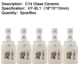 AG Lithium Disilicate C14 Dental Glass Ceramic Blocks LT/HT for CAD/CAM Sirona System Veneer Dentistry Materials Milling System