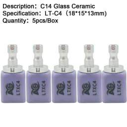 AG Lithium Disilicate C14 Dental Glass Ceramic Blocks LT/HT for CAD/CAM Sirona System Veneer Dentistry Materials Milling System