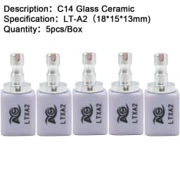 AG Lithium Disilicate C14 Dental Glass Ceramic Blocks LT/HT for CAD/CAM Sirona System Veneer Dentistry Materials Milling System