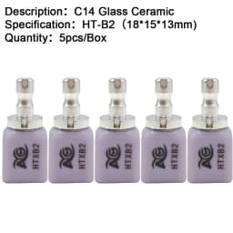 AG Lithium Disilicate C14 Dental Glass Ceramic Blocks LT/HT for CAD/CAM Sirona System Veneer Dentistry Materials Milling System