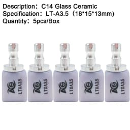 AG Lithium Disilicate C14 Dental Glass Ceramic Blocks LT/HT for CAD/CAM Sirona System Veneer Dentistry Materials Milling System