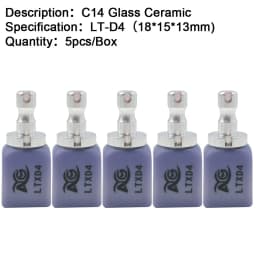 AG Lithium Disilicate C14 Dental Glass Ceramic Blocks LT/HT for CAD/CAM Sirona System Veneer Dentistry Materials Milling System