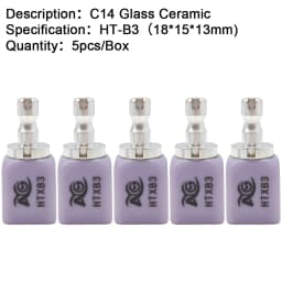 AG Lithium Disilicate C14 Dental Glass Ceramic Blocks LT/HT for CAD/CAM Sirona System Veneer Dentistry Materials Milling System