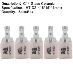 AG Lithium Disilicate C14 Dental Glass Ceramic Blocks LT/HT for CAD/CAM Sirona System Veneer Dentistry Materials Milling System