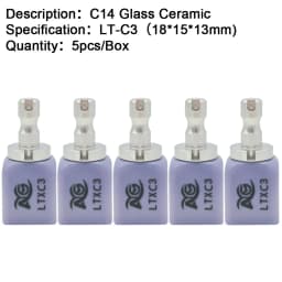 AG Lithium Disilicate C14 Dental Glass Ceramic Blocks LT/HT for CAD/CAM Sirona System Veneer Dentistry Materials Milling System