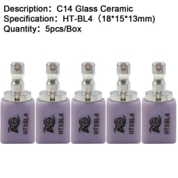 AG Lithium Disilicate C14 Dental Glass Ceramic Blocks LT/HT for CAD/CAM Sirona System Veneer Dentistry Materials Milling System
