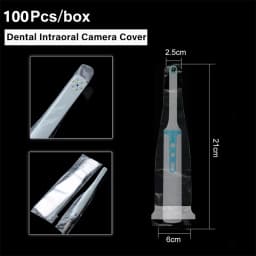 100pcs/box Dental Intraoral Camera Sheath Disposable Protective Cover Intraoral Camera Sleeves Oral Endoscope Sheath Clinic