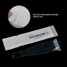 100pcs/box Dental Intraoral Camera Sheath Disposable Protective Cover Intraoral Camera Sleeves Oral Endoscope Sheath Clinic