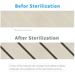 AG 50m/Roll Dental Sterilization Indicator Tape Medical Autoclave Cards Steam Indicator Tape Oral Care Supplies Dentrist Lab