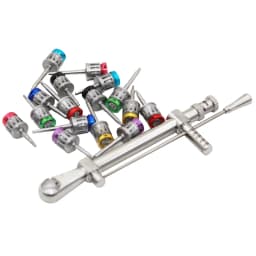 1Box AG Dental Implant Screwdriver Torque Wrench with Self-Sealing Sterilization Bag with 16Pcs Screw Driver Restoration Tools