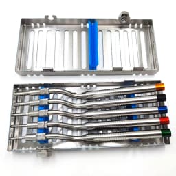 5 Pcs Dental Implant Osteotome Instrument Maxillary Sinus Elevator Tool Concave Tips Sinus Lifting Device Implant Bone Extruder