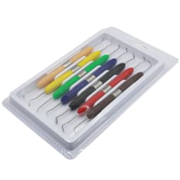 AG 1Set Double-Head Dental Composite Resin Filling Spatula Restoration Resin Filler Restoration Instrument Dentist Tools