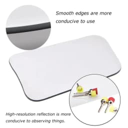 AG 5Pcs/Set Pofessional Dental Occlusal Photographic Mouth Mirror Rhodium Dental Plated Glass Intraoral Photo Reflector