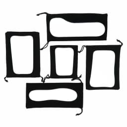 AG 5Pcs/Set Pofessional Dental Occlusal Photographic Mouth Mirror Rhodium Dental Plated Glass Intraoral Photo Reflector