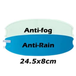1-2Pcs Motorcycle Helmet Clear Rainproof/Anti-fog Film Helmet Lens Durable Nano Coating Sticker Safety Driving Moto Accessories