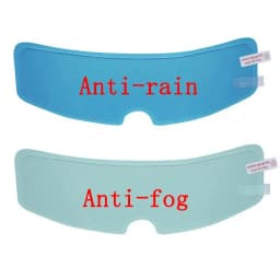 1-2Pcs Motorcycle Helmet Clear Rainproof/Anti-fog Film Helmet Lens Durable Nano Coating Sticker Safety Driving Moto Accessories