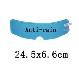 1-2Pcs Motorcycle Helmet Clear Rainproof/Anti-fog Film Helmet Lens Durable Nano Coating Sticker Safety Driving Moto Accessories