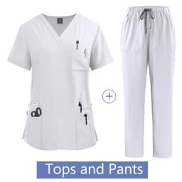 Medical Uniform Scrub Hospital Working Scrubs Set Wholesale Nursing Scrub Uniforms Women Healthcare Pharmacy Clinic Work Clothes