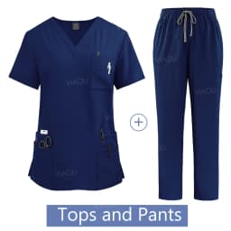 Medical Uniform Scrub Hospital Working Scrubs Set Wholesale Nursing Scrub Uniforms Women Healthcare Pharmacy Clinic Work Clothes