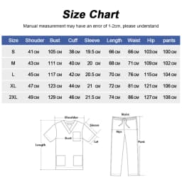 Medical Uniform Scrub Hospital Working Scrubs Set Wholesale Nursing Scrub Uniforms Women Healthcare Pharmacy Clinic Work Clothes