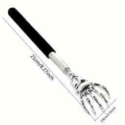 Compact Telescopic Back Massager – Portable Extendable Stainless Steel, Ideal Birthday Gift & Christmas Stocking Stuffer for Sen
