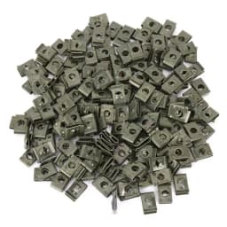 100Pcs-10Pc Mixed Car Metal Screw Tapping Fastener Clip U-Type Clip with Screw Anti-rust Protection Clip Screw Buckle Iron Sheet