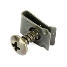 100Pcs-10Pc Mixed Car Metal Screw Tapping Fastener Clip U-Type Clip with Screw Anti-rust Protection Clip Screw Buckle Iron Sheet