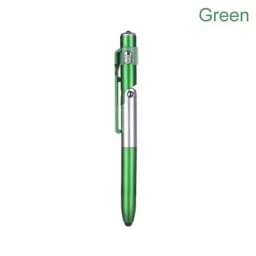 4 In 1 Multifunction Ballpoint Pen with LED Light Fold Phone Holder Night Read Writing Pencil Office School Student Stationery