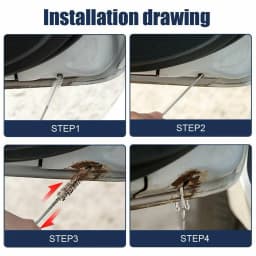 Car Drain Dredge Cleaning Scrub Brush 150cm Auto Sunroof Long Hoses Detailing Cleaning Tool Car Accessories for Benz