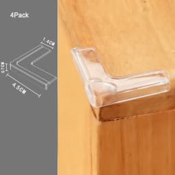 4/10pcs Children Anti Collision Corner Edge Protection Guards Baby Safety Corner Silicone Protector Table Soft Transparent