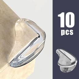 4/10pcs Children Anti Collision Corner Edge Protection Guards Baby Safety Corner Silicone Protector Table Soft Transparent
