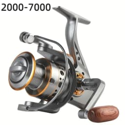 BILLINGS DC 1000~7000 Series,5.2:1 Gear Ratio,26LB Max Drag,CNC Metal Spool,Spinning Fishing Reel,For Freshwater Saltwater