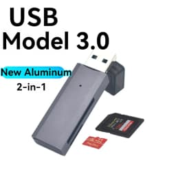 2-in-1 Multi Functional USB 3.0 Card ReaderMiniSD TFMemoryCardReaderUSBFlashDrive CardreaderAdapter For PCLaptops Accessories
