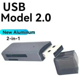 2-in-1 Multi Functional USB 3.0 Card ReaderMiniSD TFMemoryCardReaderUSBFlashDrive CardreaderAdapter For PCLaptops Accessories