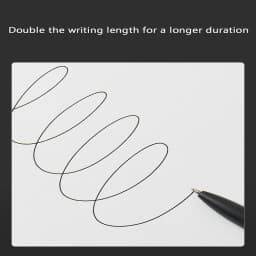 KACO DAILY Gel Pen Office Stationery Push Type 0.5mm Black Ink Double Bead Pen Head Metal Pen Clip Writing Smooth And Fast Dry