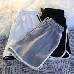 S-3XL Black Striped Shorts Women Oversized White Wide Leg Shorts Summer Korean Fashion High Waist Baggy Sports Short Pants New