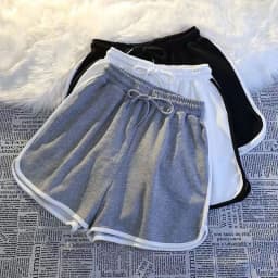 S-3XL Black Striped Shorts Women Oversized White Wide Leg Shorts Summer Korean Fashion High Waist Baggy Sports Short Pants New