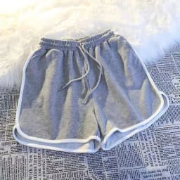 S-3XL Black Striped Shorts Women Oversized White Wide Leg Shorts Summer Korean Fashion High Waist Baggy Sports Short Pants New